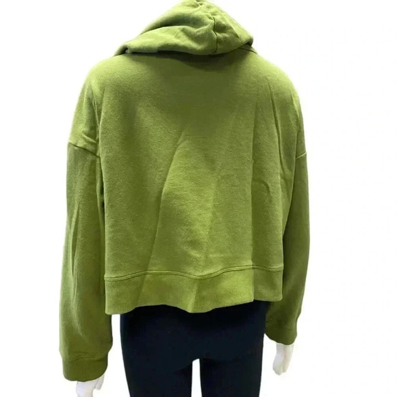 Fabletics  Green Pullover Cropped Cindy Hoodie Size XL - Picture 7 of 9
